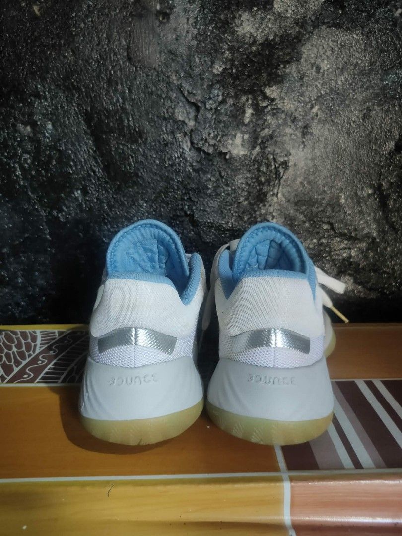 Adidas James harden silver shoes (Category: Sneakers) located in Vinzons. Submitted by kspabico07187 (Listing ID 1463267102, Image 2). Description: Verygood condition With minimal sign of usage See pictures for details Size 7 mens us.