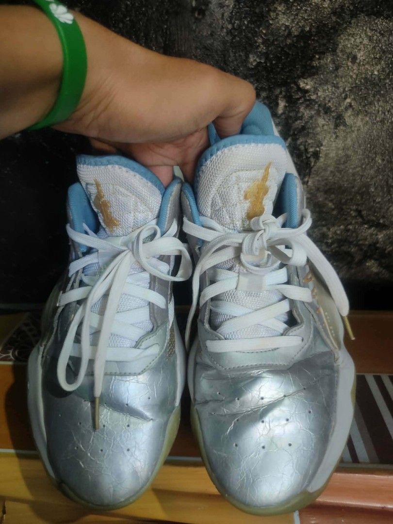Adidas James harden silver shoes (Category: Sneakers) located in Vinzons. Submitted by kspabico07187 (Listing ID 1463267102, Image 3). Description: Verygood condition With minimal sign of usage See pictures for details Size 7 mens us.