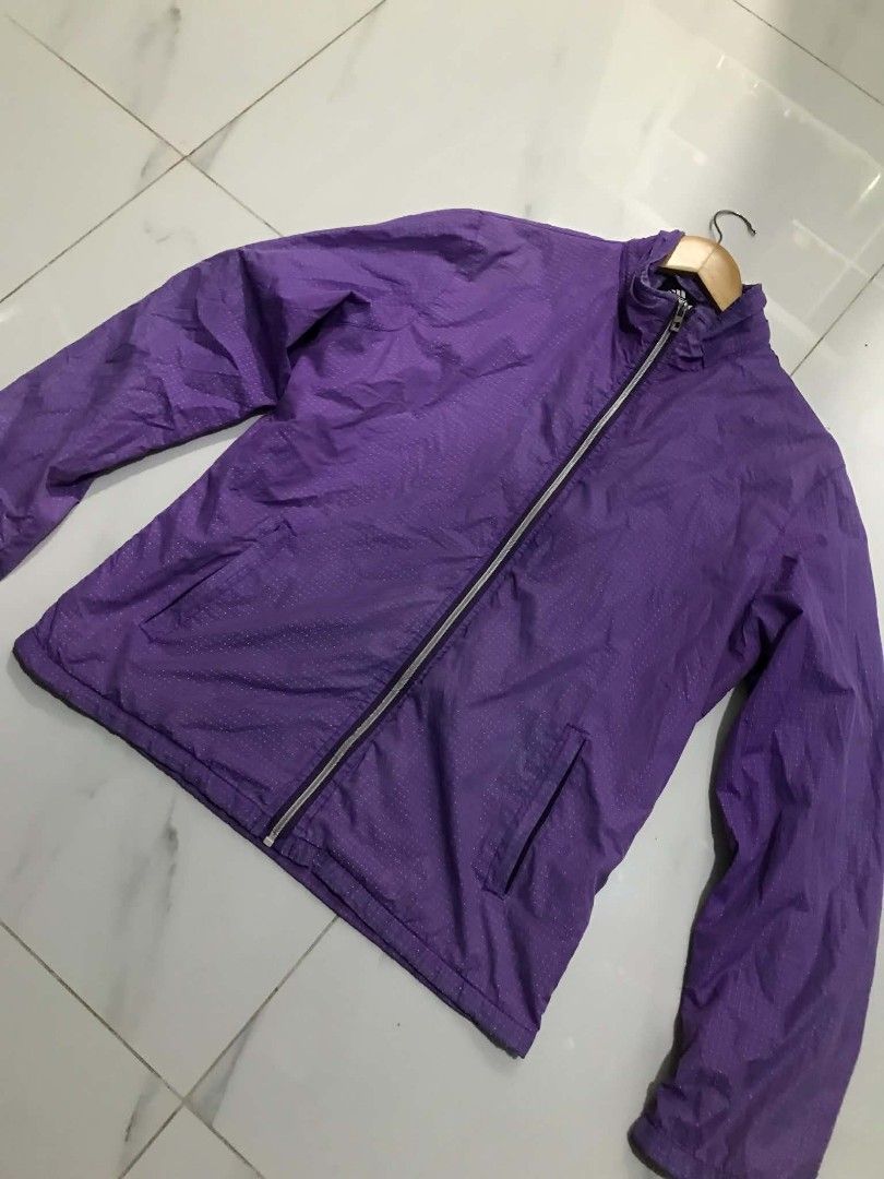 Adidas Purple Windbreaker Jacket XXL (Category: Coats, Jackets and Outerwear) located in Manila. Submitted by mikeee03 (Listing ID 1463165346, Image 2). Description: - Purple Adidas jacket - Size XXL(but fit to medium and large) - Full zip closure - Front pockets - Ideal for light weather - Subtle dotted pattern - No issue .