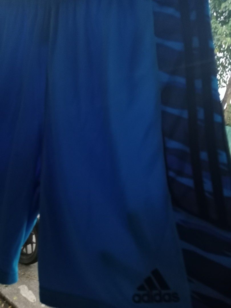 Adidas running shorts blue camouflage (Category: Shorts) located in Manila. Submitted by mickmickthriftedshop (Listing ID 1463221075, Image 2). Description: 27to36x19.