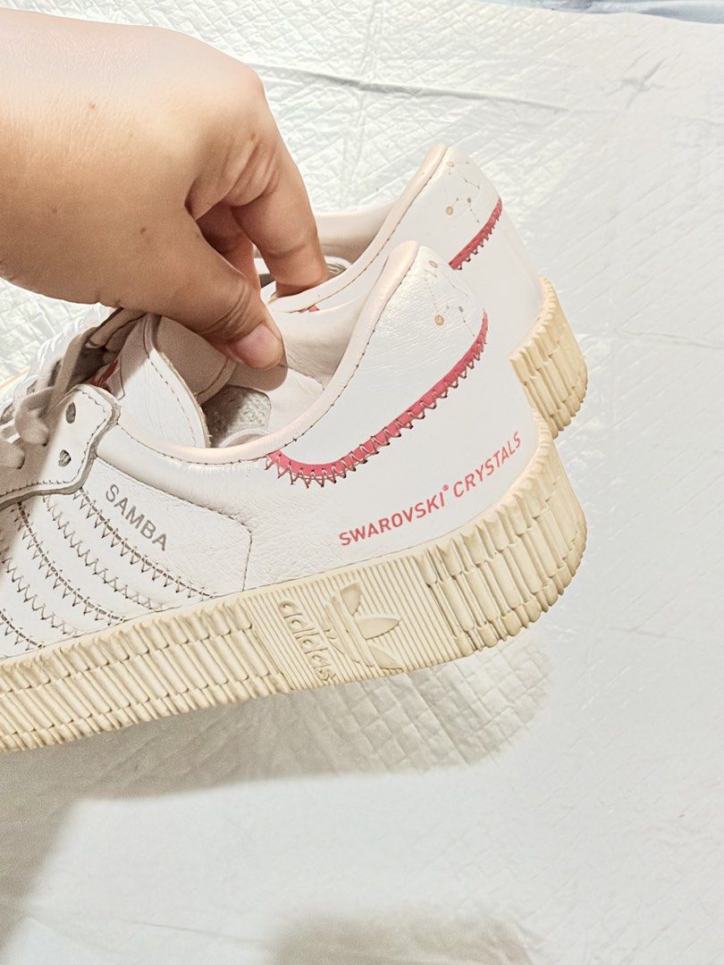 Adidas Sambarose Swarovski (Category: Sneakers) located in Marikina City. Submitted by 43sunsets1994 (Listing ID 1463156608, Image 3). Description: Guaranteed original Good condition What you see is what you get No box Size: UK 3 / 22cm / US5W.