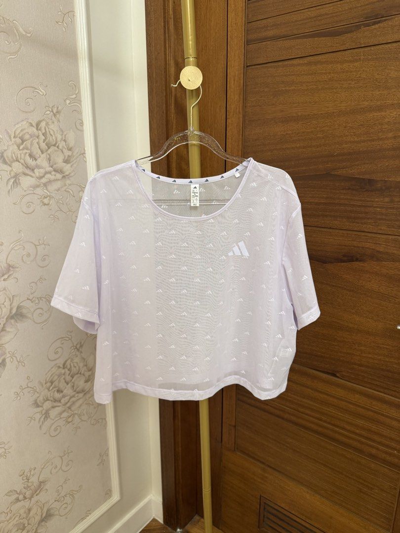 Adidas Sheer Shirt in Lavander (Category: Shirts) located in Quezon City. Submitted by vpauline (Listing ID 1463257872, Image 1). Description: 10/10.