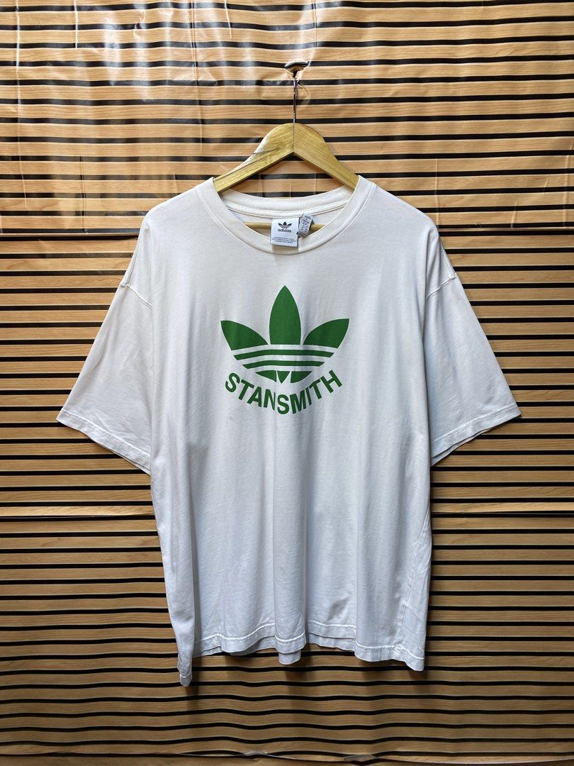 ADIDAS “STAN SMITH” TEE (Category: Tshirts & Polo Shirts ) located in Makati City. Submitted by drip.poww (Listing ID 1463291442, Image 1). Description: - Authentic Adidas - Color: White - Size: XL - Dimes: 25x28 - Authentic - Excellent condition - Need wash, fresh from bale - Material: 100% Cotton Please don’t expect too much—these are thrifted (ukay) items. 😊 !!STILL NEGOTIABLE!!.