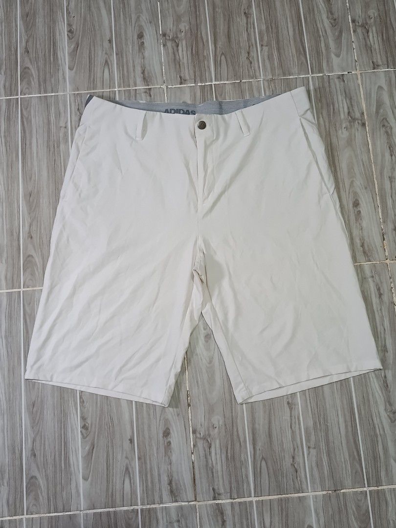 ADIDAS WHITE WOVEN SHORT (freeshipping) (Category: Shorts) located in Quezon City. Submitted by gyl-stop (Listing ID 1463281244, Image 1). Description: free shipping 36-40 x 22 excellent condi cr: 9.8/10 issue: none.
