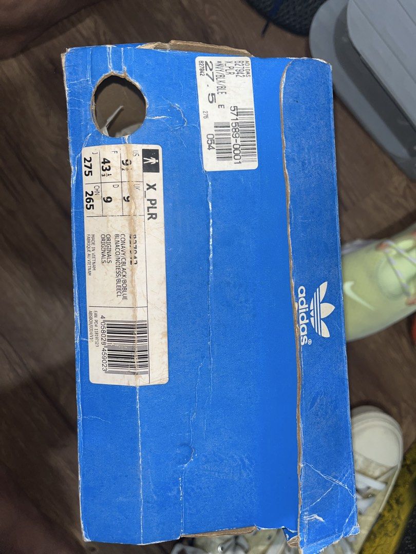 Adidas XPLR Sneakers Blue (Category: Sneakers) located in San Pablo. Submitted by crazyr17 (Listing ID 1463275629, Image 2). Description: - Adidas X_PLR sneakers - Color: Blue - Size: 43 1/3 EU / 9 US / 275 JPN - Original box included - sole seperation - Soles show some dirt from wear - Ideal for everyday use.