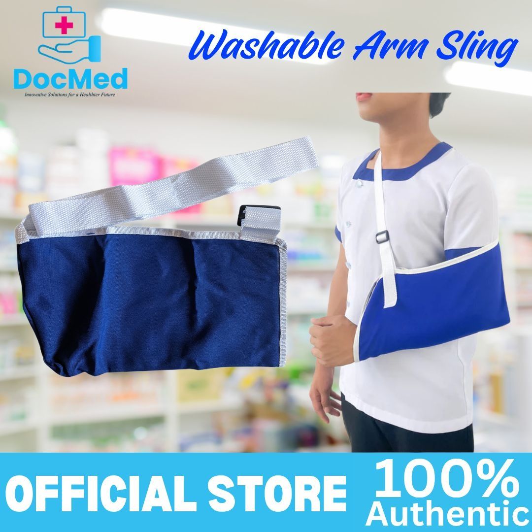 ADJUSTABLE ARM SLING - LIGHTWEIGHT & COMFORTABLE (Category: Medical Supplies & Tools) located in Quezon City. Submitted by zee_010200 (Listing ID 1463183606, Image 2). Description: - ADJUSTABLE AND QUALITY - AVAILABLE SIZES: SMALL, MEDIUM, LARGE - ARM SLING FOR BETTER ARM SUPPORT.