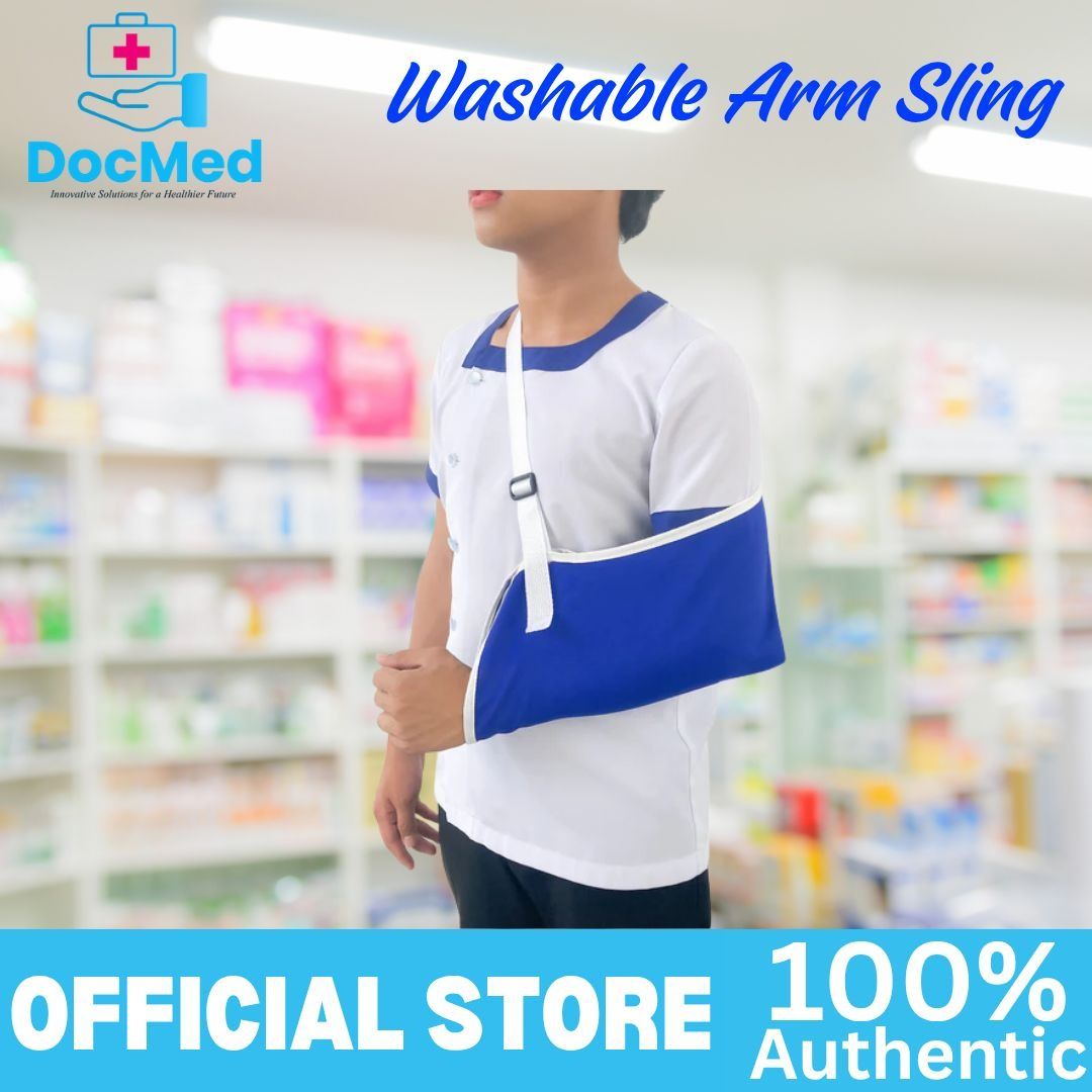 ADJUSTABLE ARM SLING - LIGHTWEIGHT & COMFORTABLE (Category: Medical Supplies & Tools) located in Quezon City. Submitted by zee_010200 (Listing ID 1463183606, Image 1). Description: - ADJUSTABLE AND QUALITY - AVAILABLE SIZES: SMALL, MEDIUM, LARGE - ARM SLING FOR BETTER ARM SUPPORT.