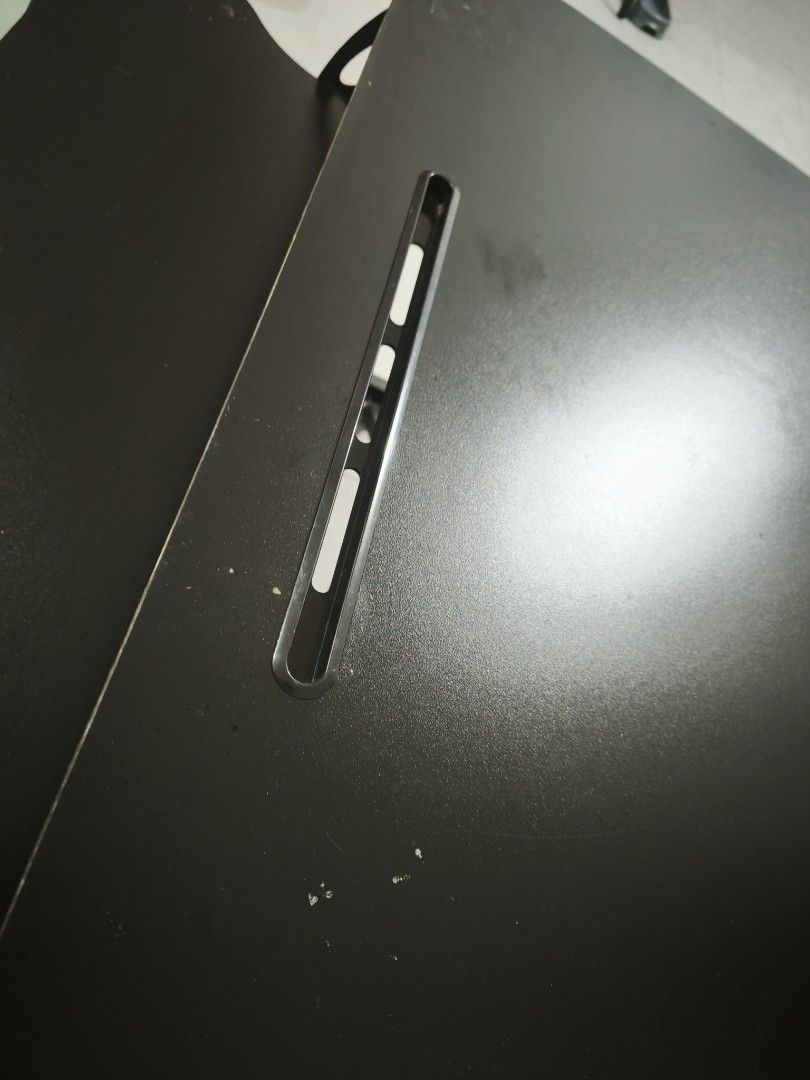 Adjustable Standing Desk Converter Workstation Riser (Category: Office Furniture & Fixtures) located in Caloocan City. Submitted by yennarz (Listing ID 1463197775, Image 3). Description: 3 years old, still works great and rises up smoothly. Can be used for desktop screen and keyboard. Visible scratches from use. For delivery via Lalamove Sedan only. 80 cm W, 45 cm L, 49cm H (fully extended).