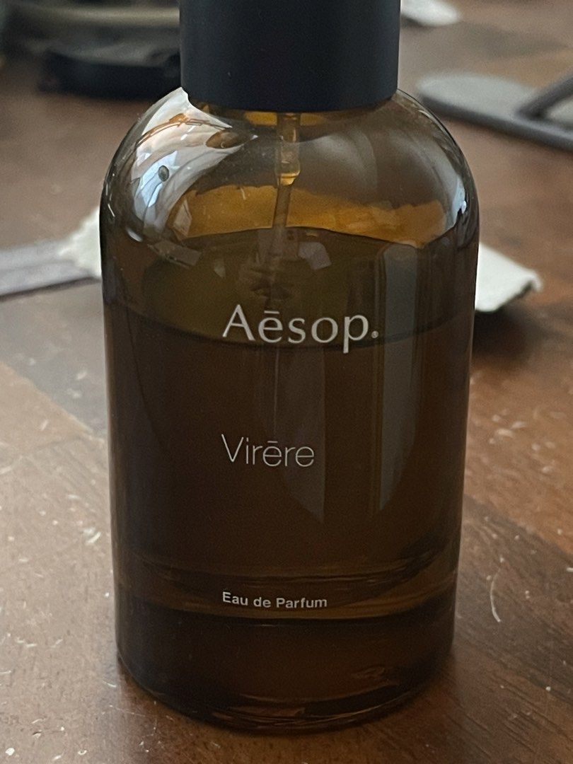 Aesop Virere Eau de Parfum (Category: Fragrance & Deodorants) located in Quezon City. Submitted by greenteaslush (Listing ID 1463162180, Image 2). Description: • Aesop Virere (green, tea scent) • bought from Aesop Nakameguro, Tokyo • retails for 4,800 pesos in PH .