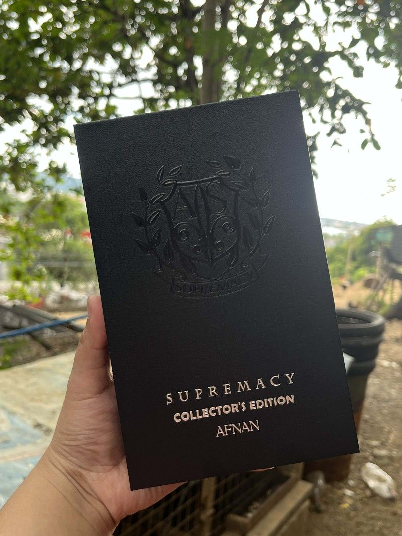 Afnan Supremacy Collector's Edition 100ml (Category: Fragrance & Deodorants) located in Dasmarinas. Submitted by renjielars (Listing ID 1463294634, Image 2). Description: SCE 100ML FSM/100ML Rfs: Too strong for my nose First to pay basis! Pass sa joy reserver Urdaneta, Pangasinan Loc Can ship via j&t or meetup around Urdaneta.