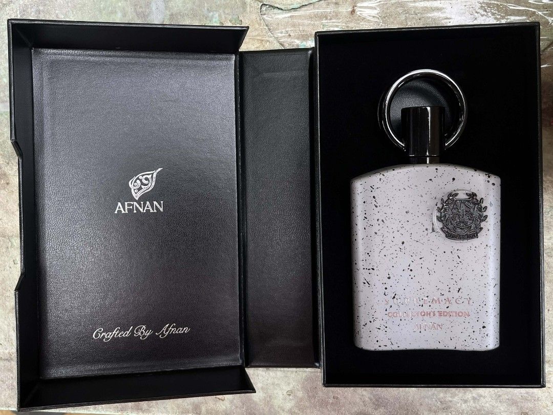 Afnan Supremacy Collector's Edition 100ml (Category: Fragrance & Deodorants) located in Dasmarinas. Submitted by renjielars (Listing ID 1463294634, Image 1). Description: SCE 100ML FSM/100ML Rfs: Too strong for my nose First to pay basis! Pass sa joy reserver Urdaneta, Pangasinan Loc Can ship via j&t or meetup around Urdaneta.