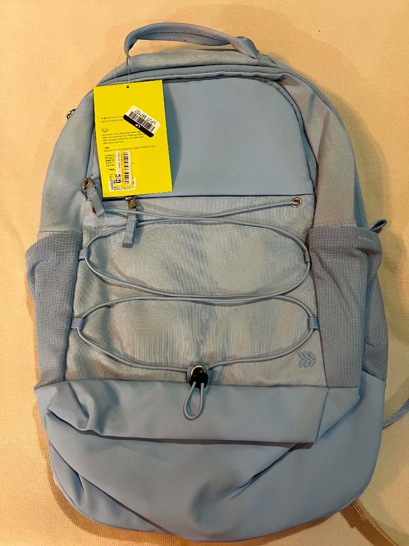 All in Motion Backpack - Various Colors Available (Category: Backpacks) located in Mangaldan. Submitted by ice_thrift_hub (Listing ID 1463310851, Image 3). Description: - Lightweight backpacks from All in Motion - Ideal for school, gym, or everyday use - Multiple pockets for easy organization - Durable material for long-lasting use - Available colors: mint green, beige, light blue, and burgundy.