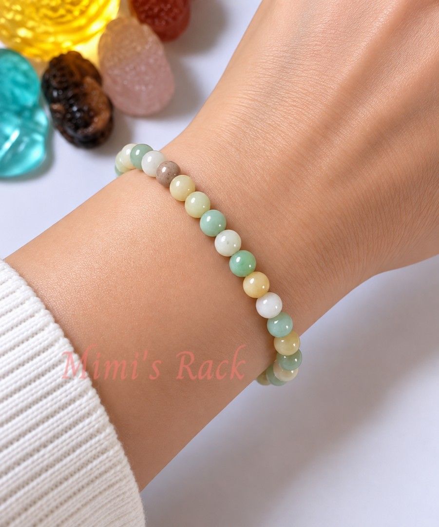 Amazonite 6mm Bracelet | Natural Stone Bracelet (Category: Bracelets) located in Taguig. Submitted by mimisrack (Listing ID 1463305517, Image 1). Description: 💚Fresh tones with calming energy -Amazonite is associated with calmness, communication, and balance -A refreshing bracelet that adds gentle color and soothing vibes 🧿 Bead size: 6mm 💎Gems & crystals are energized and cleansed before shipping. 💎As these gemstones are natural, some beads 