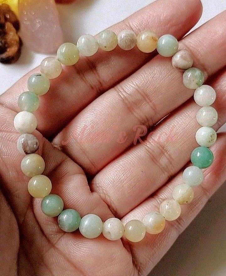Amazonite 6mm Bracelet | Natural Stone Bracelet (Category: Bracelets) located in Taguig. Submitted by mimisrack (Listing ID 1463305517, Image 2). Description: 💚Fresh tones with calming energy -Amazonite is associated with calmness, communication, and balance -A refreshing bracelet that adds gentle color and soothing vibes 🧿 Bead size: 6mm 💎Gems & crystals are energized and cleansed before shipping. 💎As these gemstones are natural, some beads 
