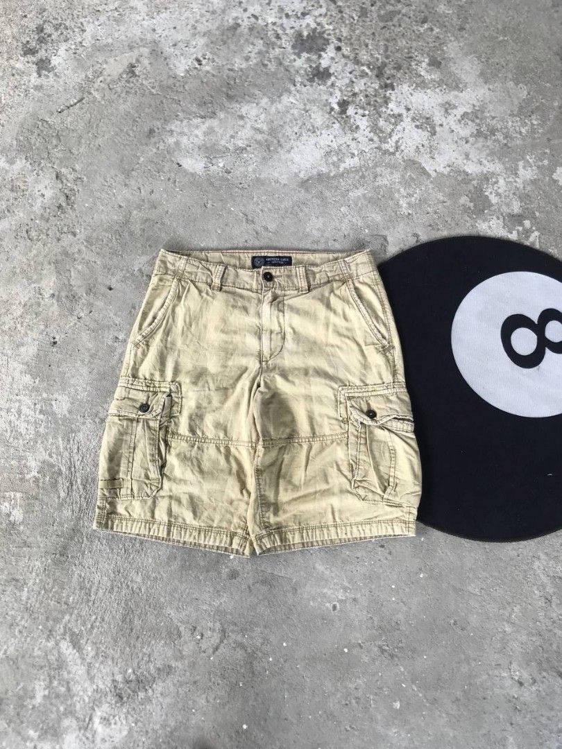 American Eagle Cargo Shorts Khaki (Category: Shorts) located in Bayambang. Submitted by marvinarenasph (Listing ID 1463325195, Image 1). Description: Cargo Short Brand: American Eagle Outfitters Measurement: Waistline: 34 length: 21 leg open: 11.5 good Condition Price: 450 📍Location Bautista Pangasinan .