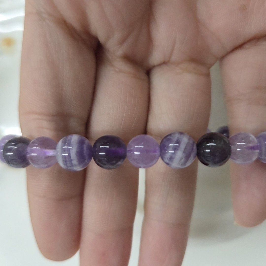 Amethyst Bracelet with Cat Charm (Category: Bracelets) located in Manila. Submitted by cam_c (Listing ID 1463204311, Image 3). Description: All natural crystals - Uruguay Amethyst + Dreamy Amethyst + Lavender Amethyst + Fluorite Cat Charm - I cleanse and recharge the crystals before shipout of items Meaning/Benefits: creates a powerhouse synergy focused on high-vibrational spiritual alignment, mental clarity, and profound emotional calm. By stack