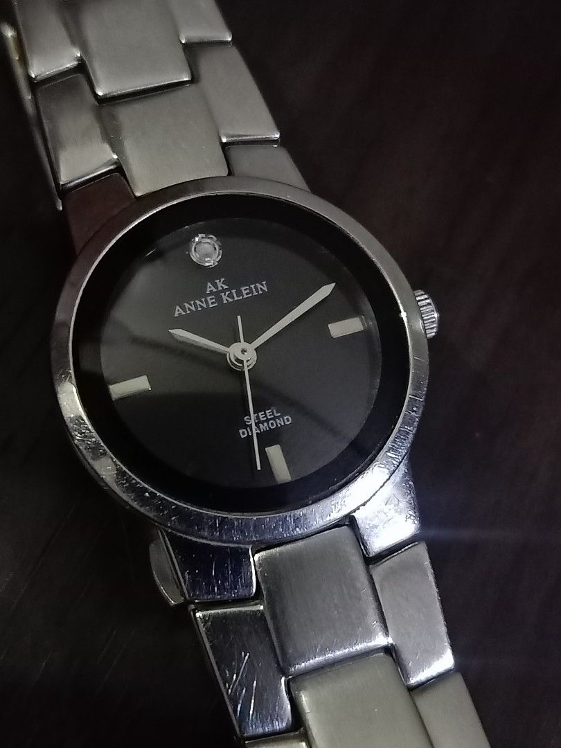 Anne Klein (Category: Women's Watches) located in Las Pinas. Submitted by quick_deals_great_finds2 (Listing ID 1463255310, Image 1). Description: Original good working condition Quartz with battery 28mm fits small wrist 6 inches.