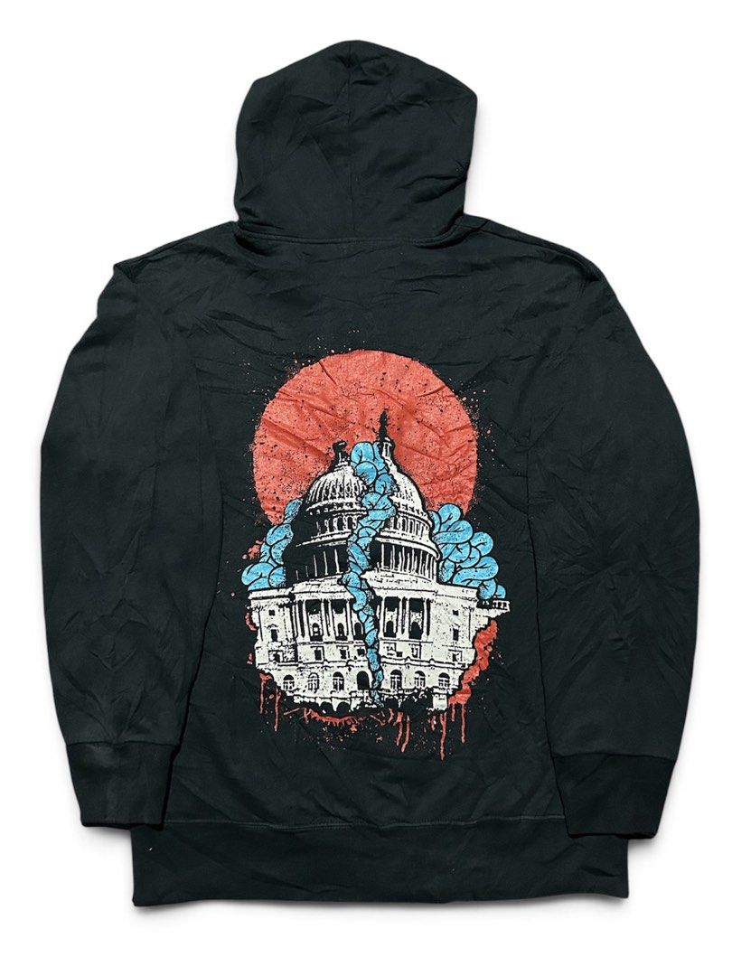 Anti Flag (Category: Hoodies) located in Quezon City. Submitted by _thriftland (Listing ID 1463257724, Image 2). Description: Size Medium Width 21 Length 28.5 Excellent Condition No Issue.