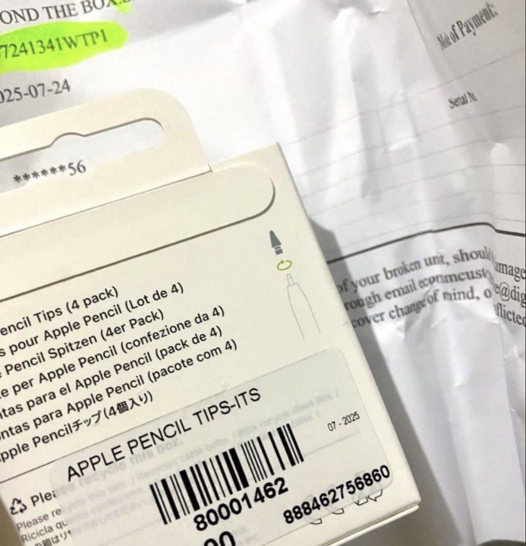 Apple Pencil Tips/Nibs (Category: Other Accessories) located in Taguig. Submitted by hgraced (Listing ID 1463132050, Image 2). Description: Brand new, ideal as spare or replacement tips for all versions of Apple Pen. Apple Pencil Tips / Nibs Php 350 each Bought from Beyond the Box on the orange app. Can only be bought in a set of 4, but I only needed 1..