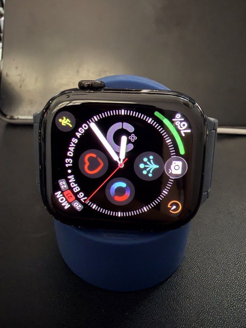 Apple Watch Series 10 (GPS) with Extra Bands (Category: Wearables & Smart Watches) located in Caloocan City. Submitted by miutasha888 (Listing ID 1463203087, Image 1). Description: - Apple Watch Series 10 (GPS) - Battery Health: 97% - WatchOS Version: 26.6 - Included Bands: - Dark blue (attached) - Maroon (compatible with 42/44/45/49mm) - Teal (compatible with 42/44/45/49mm) - Minor cosmetic wear on the back casing Back part has visible chipped p
