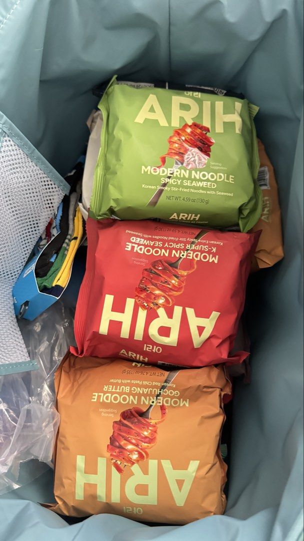 Arih x BTS noodles on hand (Category: Rice & Noodles) located in Cavite. Submitted by may.tag (Listing ID 1463160671, Image 1). Description: 185 each.