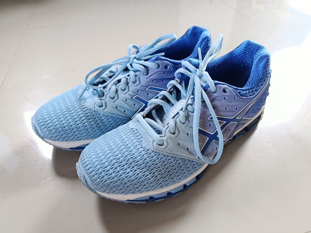 ASICS GEL-Quantum 180 (Category: Sneakers) located in Santa Fe. Submitted by thrift_shopph (Listing ID 1463174417, Image 2). Description: pair of blue ASICS GEL-Quantum 180 running sneakers. Size IS 8.5 - EU 40 TAWAD lang!!!.