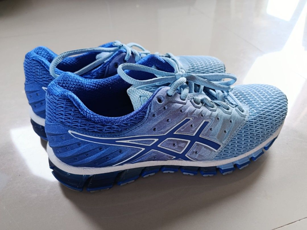 ASICS GEL-Quantum 180 (Category: Sneakers) located in Santa Fe. Submitted by thrift_shopph (Listing ID 1463174417, Image 3). Description: pair of blue ASICS GEL-Quantum 180 running sneakers. Size IS 8.5 - EU 40 TAWAD lang!!!.