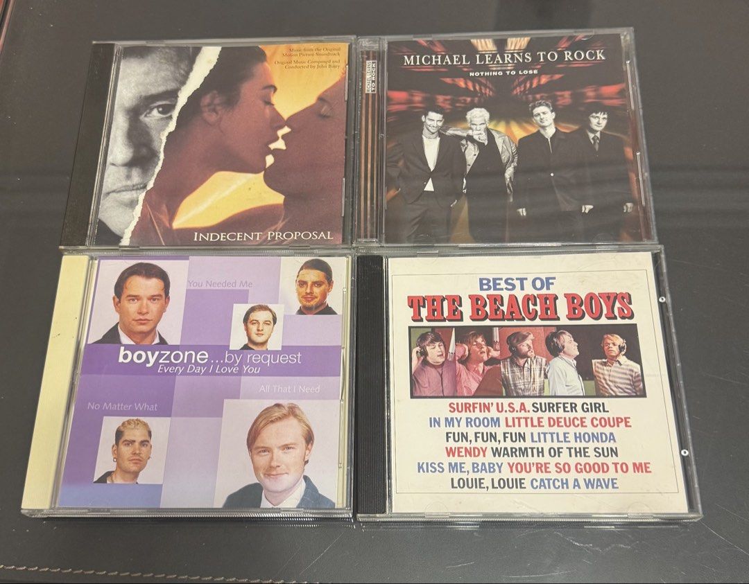 Assorted CD (Category: CDs & DVDs) located in Singapore. Submitted by fook88 (Listing ID 1463130698, Image 1). Description: Delivery $3 Top two each $7 Lower two each $5.