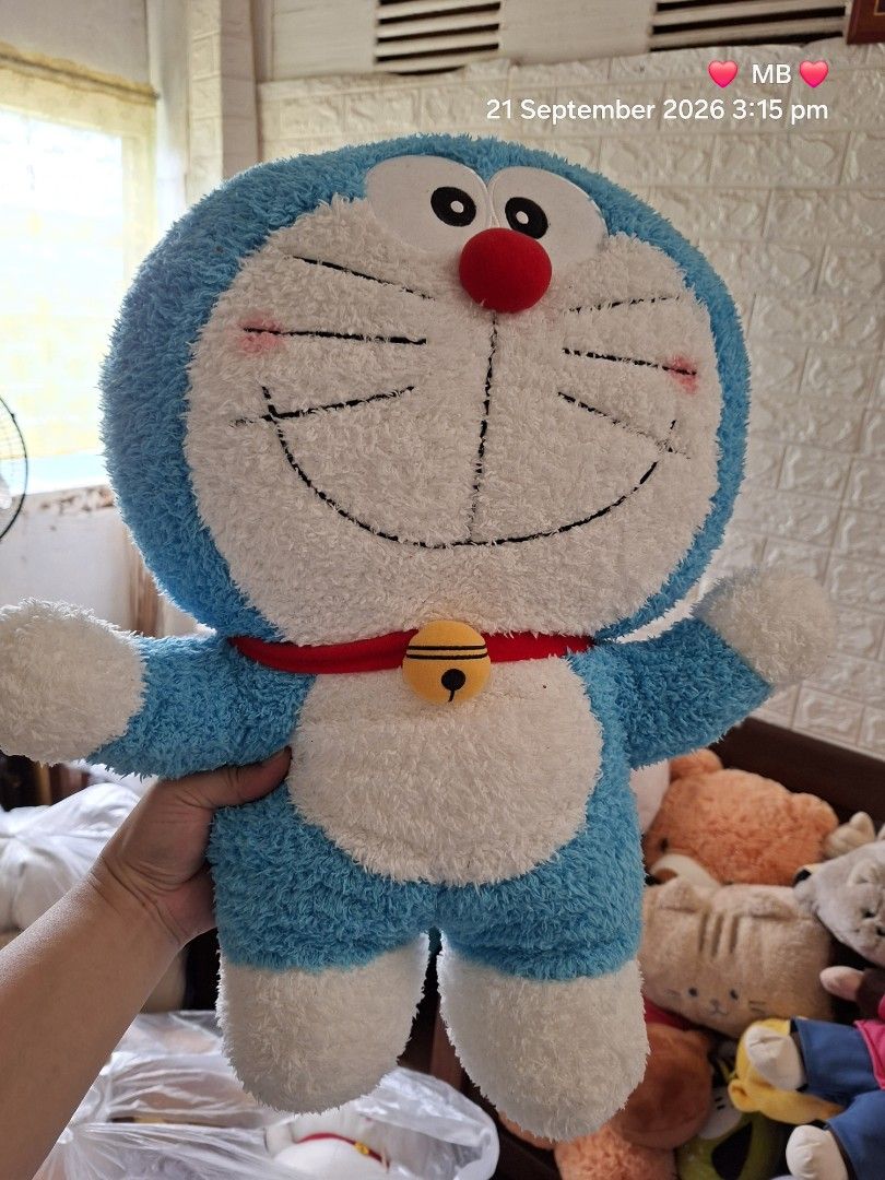 Assorted Plush Toys: Doraemon, Hamster, Chick, Mouse, Cat (Category: Plushies & Soft Toys) located in Lucena. Submitted by dai_suki (Listing ID 1463321962, Image 3). Description: - Bundle of 5 adorable plush toys - Includes: Doraemon, hamster, yellow chick, small mouse, and cat on a banana pillow - Ideal for collectors or as a thoughtful gift.