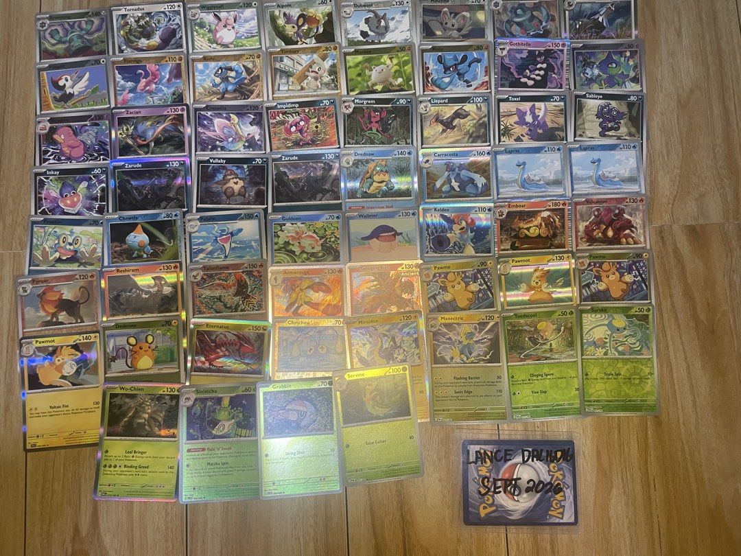 Assorted Pokemon Trading Cards - Various Pokemon (Category: Raw Singles) located in Manila. Submitted by lanceyyyyyy (Listing ID 1463123537, Image 1). Description: POKEMON MODERN GRAY BORDER BULK 10 PHP EACH REV/HOLOS: 15 EACH can negotiate with prices especially if buying lots pm me for more close up pictures for the cards and also no reserving/saving cards, whoever pays first gets the card. mode of payment: gcash delivery: via lalamove or lbc l