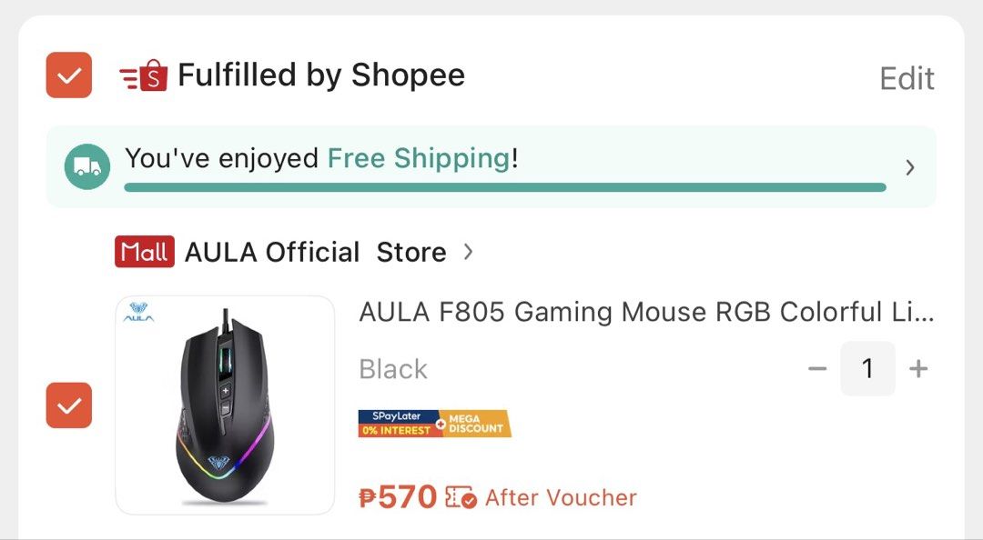 AULA F805 Wired Gaming Mouse RGB (Category: Mouse & Mousepads) located in San Mateo. Submitted by precious.03 (Listing ID 1463139922, Image 2). Description: - AULA F805 Wired Gaming Mouse - Vibrant RGB Backlight - 6-Speed DPI Adjustment - 7 Programmable Buttons (Macro capable) - Durable Design: Rated for up to 50 Million Clicks - Comfortable Ergonomic Grip - Perfect for Gaming Enthusiasts.