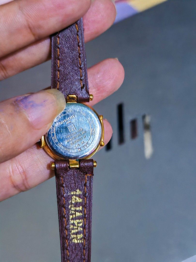 Auth Givenchy Paris Swiss Watch (Category: Women's Watches) located in Taguig. Submitted by mystuff4youph (Listing ID 1463232688, Image 3). Description: - Gold tone Givenchy watch - Dark blue face with Roman numeral hour markers - Dark brown leather strap - Swiss made quartz movement - Classic and in good working condition - Battery working - Minimal sign of use and slight fading but not noticeable.