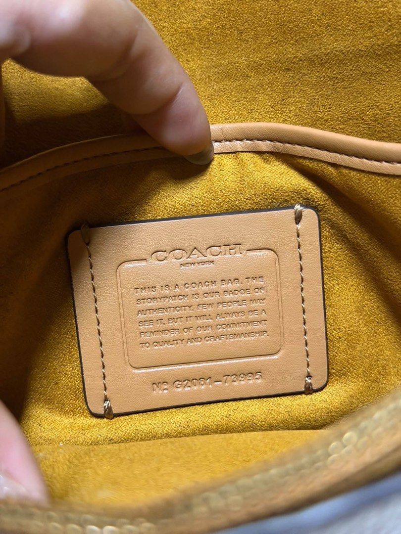 Authentic Coach tabby (Category: Luxury Bags & Wallets) located in Manila. Submitted by prelovedbyramiah (Listing ID 1463258477, Image 2). Description: Slight used origin a l.