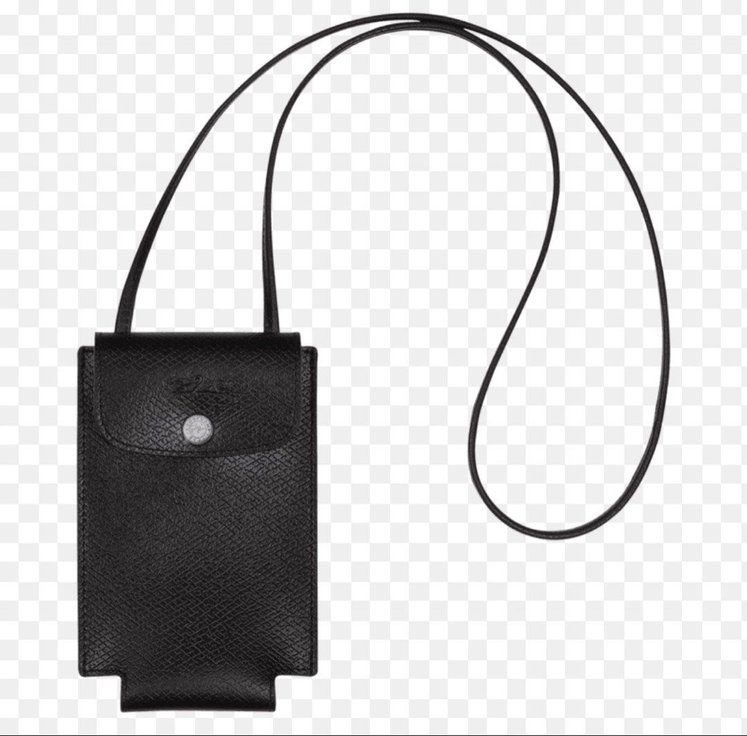 Authentic longchamp phone case body bag (Category: Cross-body Bags) located in Las Pinas. Submitted by sharine0518 (Listing ID 1463165947, Image 1). Description: Bought from atc rustans Authentic Used 3x Can fit my iphone 17 .
