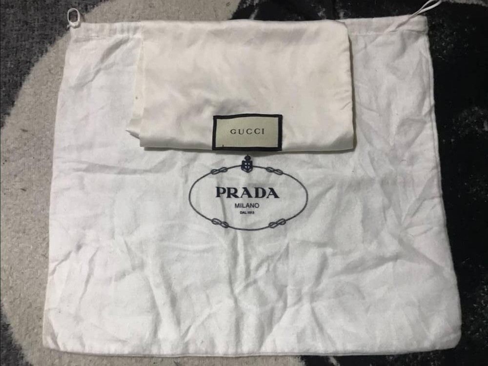 Authentic Prada and Gucci Dust bag (Category: Luxury Accessories) located in Manila. Submitted by historicthrift (Listing ID 1463135104, Image 1). Description: .