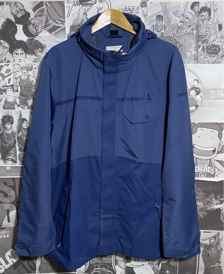 AUTHENTIC SCHOFFEL WINDBREAKER JACKET LIKE NEW (Category: Coats, Jackets and Outerwear) located in Polomolok. Submitted by safethrift2.0 (Listing ID 1463215246, Image 1). Description: AUTHENTIC SCHOFFEL WINDBREAKER JACKET LIKE NEW NO ISSUES COMPLETE TAGS 9.9|10 COLOR RATE 24 WIDTH 30 LENGTH LARGE - XL.