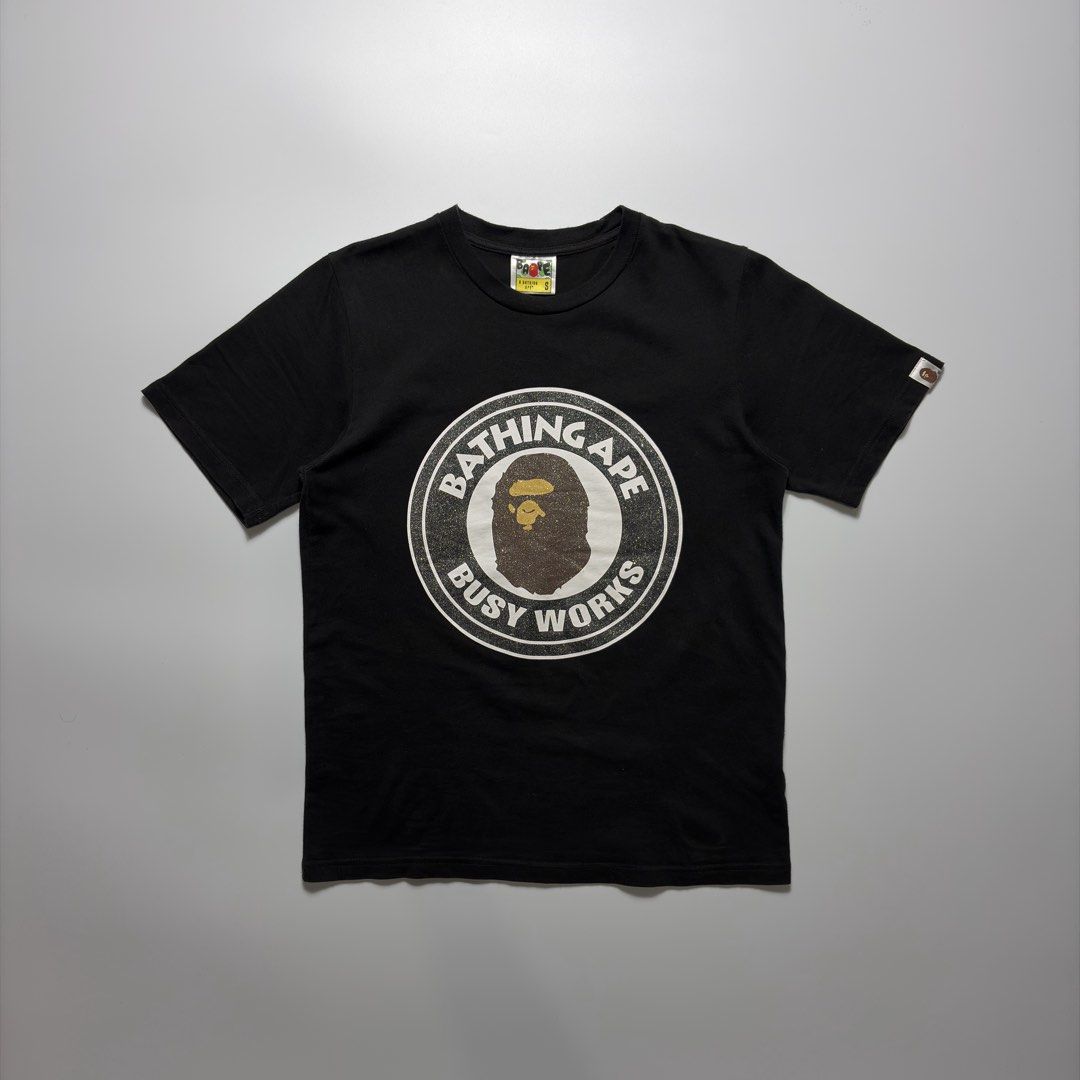 Bape Busy Works Tee (Category: Tshirts & Polo Shirts ) located in Makati City. Submitted by tulakngdamit.ph (Listing ID 1463175983, Image 1). Description: WTS! Bape Busy Works Tee Width: 18 Inches Length: 25 Inches Excellent.