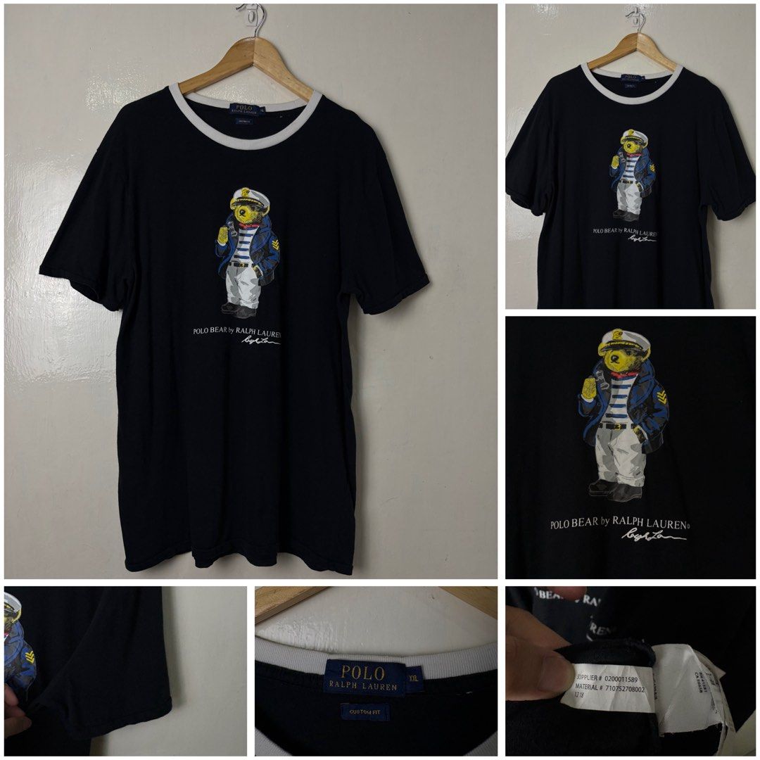 Bear Ralph Lauren (Category: Tshirts & Polo Shirts ) located in Quezon City. Submitted by npdthrift25 (Listing ID 1463309335, Image 1). Description: Bear Ralph Lauren Excellent Condition Color rate: 9.5/10 No Issue Dimension W 22 L 29 Size: XL 800.
