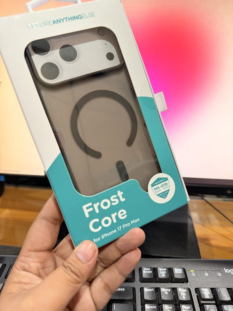 Before Anything Else Shockproof Magsafe Case for Iphone 17Pro Max (Category: Cases & Sleeves) located in Bacolod City. Submitted by charmvault (Listing ID 1463147475, Image 2). Description: Before Anything Else Magsafe Shockproof Case forIphone 17 Pro Max Brandnew Bought at Ayala Powermac RFS Extra case P1000 lastprice + SF.