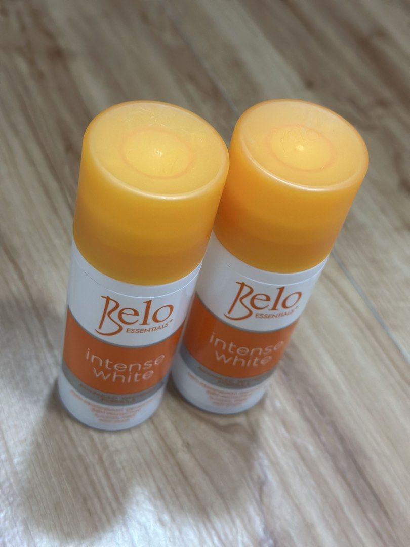 Belo Essentials Intense White Deodorant Twin Pack (Category: Fragrance & Deodorants) located in Imus. Submitted by declutteringmarie (Listing ID 1463259774, Image 1). Description: - Belo Essentials Intense White Deodorant Twin Pack - Helps brighten underarms - Ideal for daily use - Keeps you feeling fresh and protected - Effective skincare for your underarms.