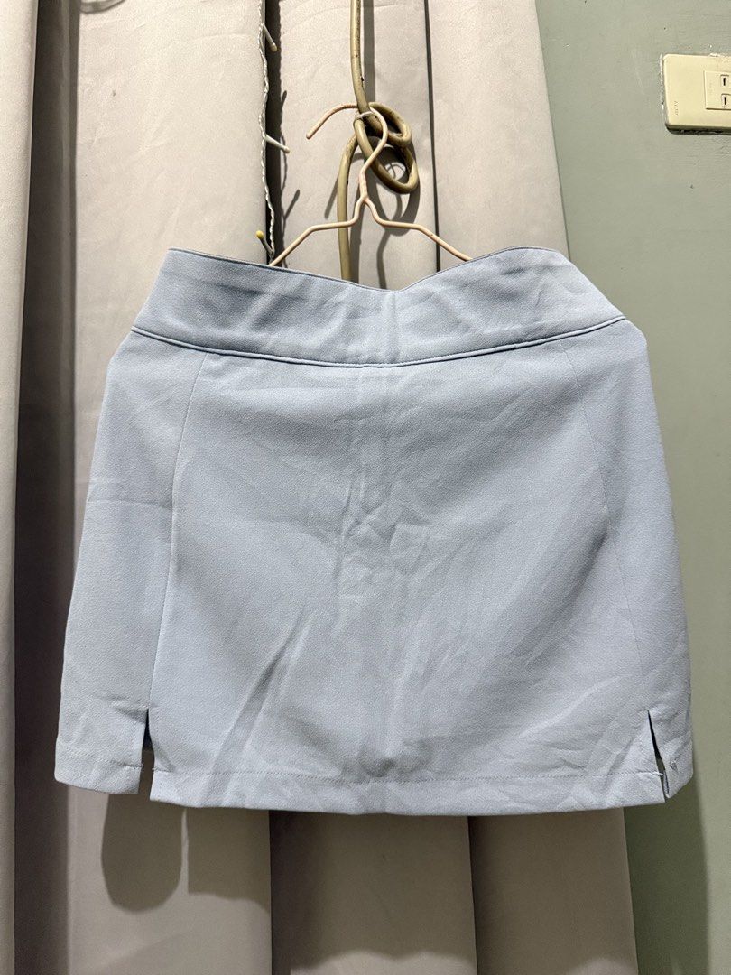 Blue & White Patterned Wrap Skirt (Category: Skirts) located in Cagayan de Oro. Submitted by ninaaam (Listing ID 1463272292, Image 3). Description: - Cute wrap skirt - Blue and white ornate pattern - Ideal for beach days or casual outings - Lightweight material - Easy to style.
