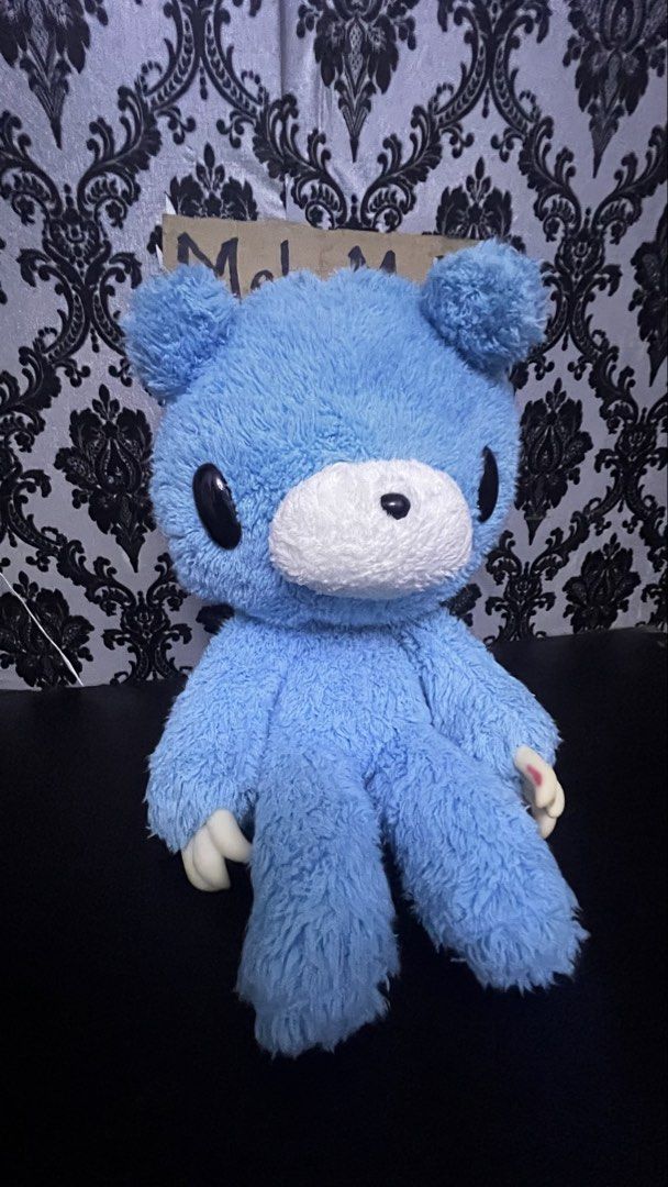 BLUE FLUFFY GLOOMY BEAR CGP 008 (Category: Plushies & Soft Toys) located in Bulacan. Submitted by darkside_apparel (Listing ID 1463231480, Image 2). Description: Flaws: Paint on claw Mine now pay later No cancellation No Return N Refund Reminder: We are not liable on any lost or damage of parcel..