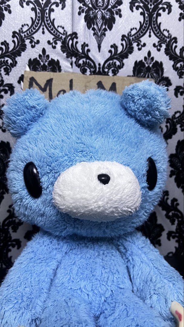 BLUE FLUFFY GLOOMY BEAR CGP 008 (Category: Plushies & Soft Toys) located in Bulacan. Submitted by darkside_apparel (Listing ID 1463231480, Image 3). Description: Flaws: Paint on claw Mine now pay later No cancellation No Return N Refund Reminder: We are not liable on any lost or damage of parcel..