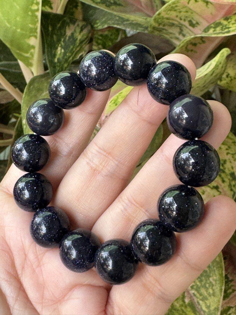 BLUE SUNTONE BRACELET 🍇 B2_JC045 (Category: Bracelets) located in Bulacan. Submitted by selling_low_by_bella_ben (Listing ID 1463326373, Image 3). Description: BLUE SUNTONE 🍇 B2_JC045 🏷️ 380 14+ mm bead size 15.5 cm wrist.
