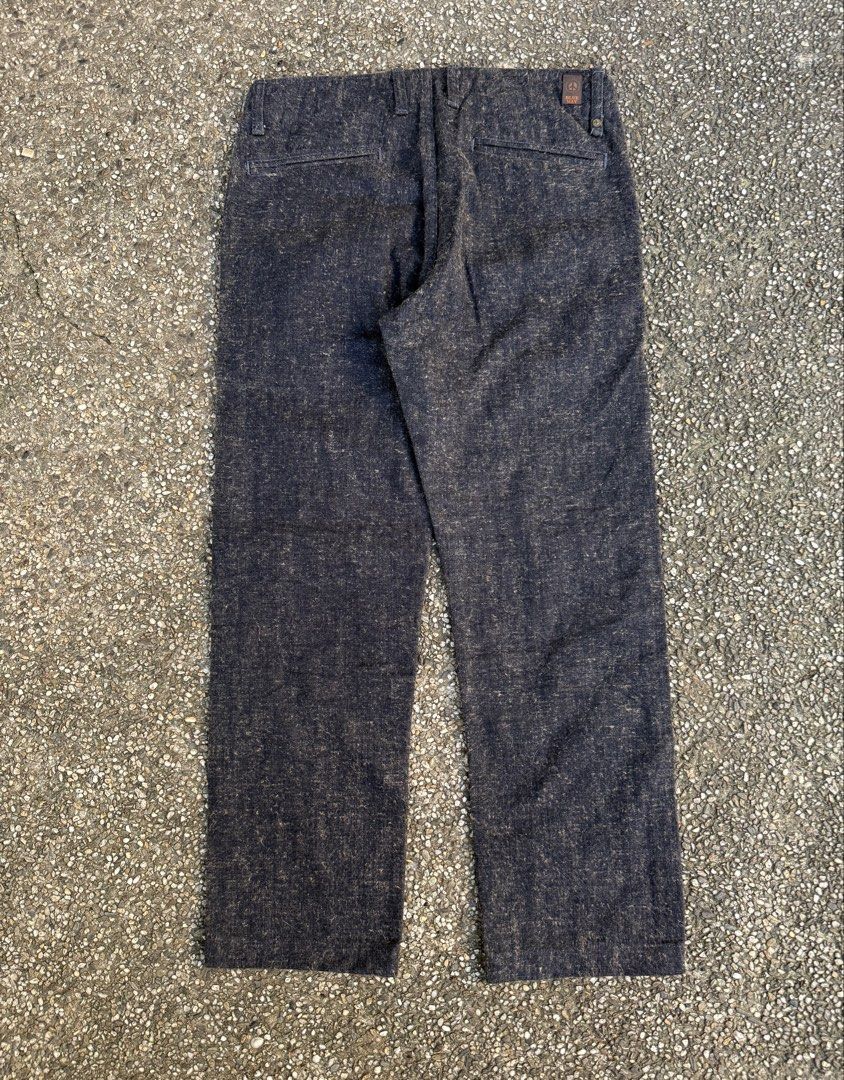 Blue Way Workers Garment Slubby Chinos (Category: Jeans) located in Quezon City. Submitted by though.bare (Listing ID 1463236976, Image 2). Description: Fits on a 30 up to 31 for Men In good, lightly worn condition. Waist : 16" Length : 36.5" Inseam : 27" Thigh : 10.5" Front Rise : 10.5" Hem : 7.5" No when-worns. Listings not marked sold/reserved are available. These are preloved/used items, manage expectations. Visit my profile for more!.