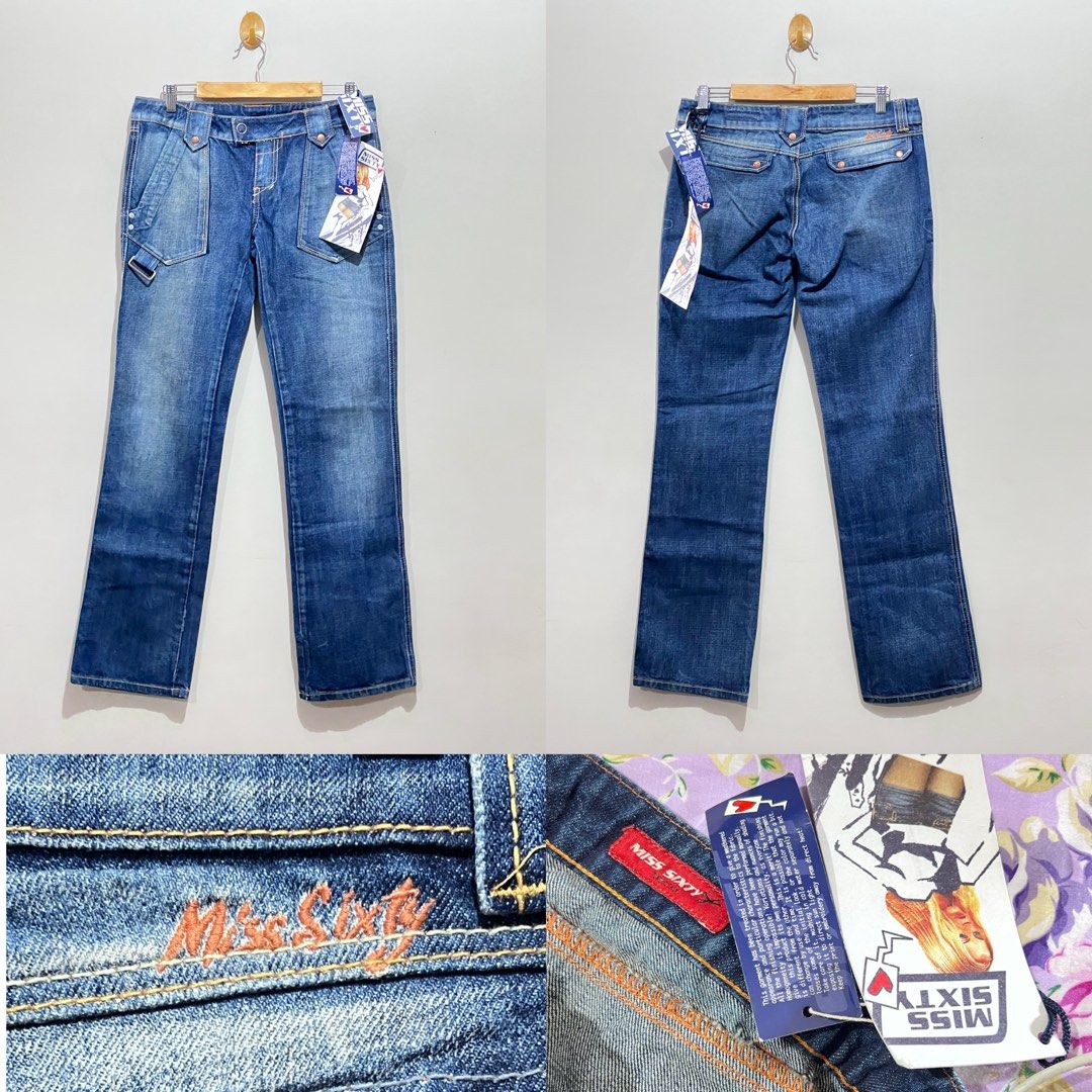 BNWT MISS SIXTY STRAIGHT CUT PANTS. (Category: Jeans) located in Marikina City. Submitted by wear_your_story (Listing ID 1463149860, Image 1). Description: Size 30 on tags waist:32", length: 41" BNWT.