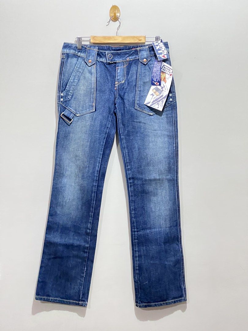 BNWT MISS SIXTY STRAIGHT CUT PANTS. (Category: Jeans) located in Marikina City. Submitted by wear_your_story (Listing ID 1463149860, Image 2). Description: Size 30 on tags waist:32", length: 41" BNWT.