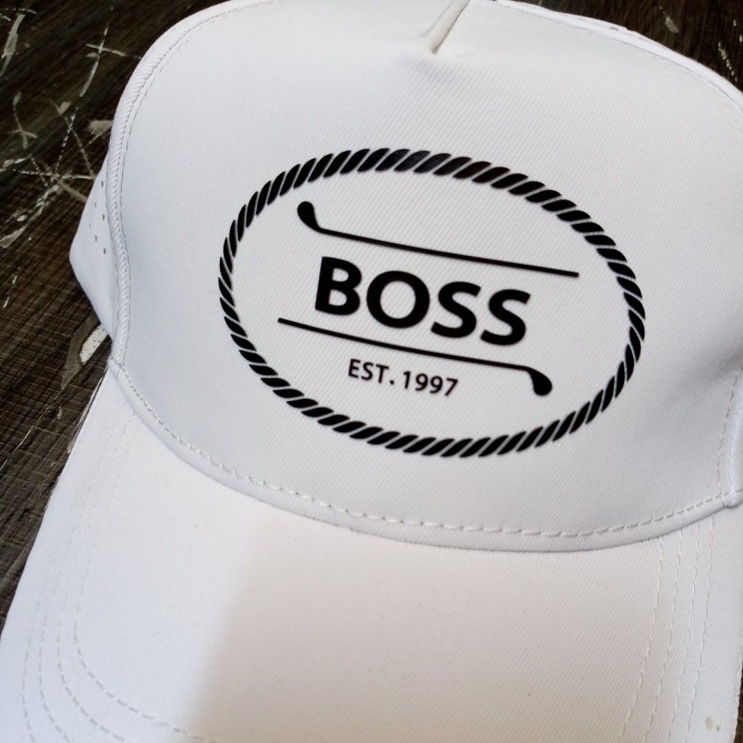 BOSS Est. 1997 Golf Cap White (Category: Caps & Hats) located in Manila. Submitted by pablopresk0. (Listing ID 1463273442, Image 2). Description: FOR SALE🧢 EXCELLENT CONDITION✅ MANILA LOCATION📍 JNT/LBC/LALAMOVE📦 PM IF INTERESTED📩.