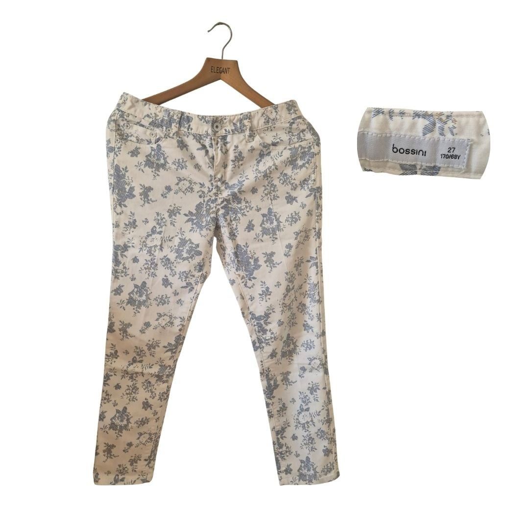 Bossini Floral Pants (Category: Jeans) located in Quezon City. Submitted by purpleberry.98 (Listing ID 1463210757, Image 1). Description: .