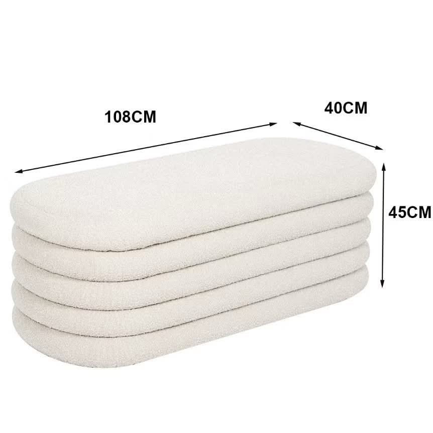 Boucle Stool Ottoman with Storage (Category: Chairs) located in Valenzuela. Submitted by jhagonzales (Listing ID 1463223935, Image 2). Description: .